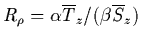 $R_\rho=\alpha\overline{T}_z/
(\beta\overline{S}_z)$